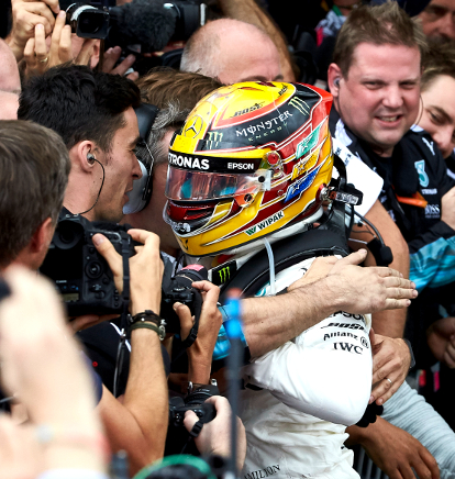 Hamilton gagne le GP de Grande-Bretagne, la bérézina chez Ferrari (F1)