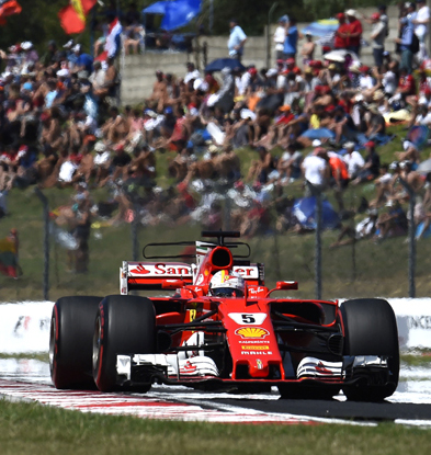 Ferrari domine en Hongrie, Vettel s’impose (F1)