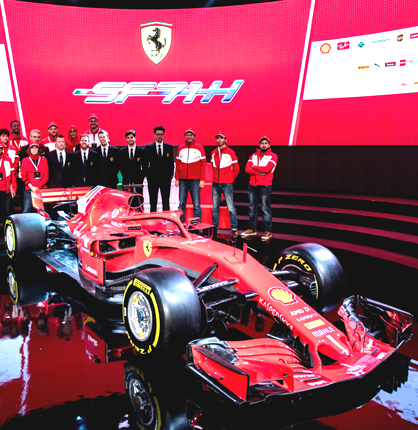 Cérémonie Ferrari pour présenter la SF71-H à Maranello (F1) (Video)