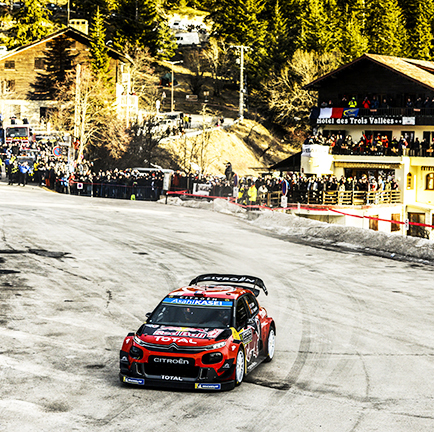 WRC, sixième victoire d’affilée pour Sébastien Ogier à Monte-Carlo et la 100ème de Citroën