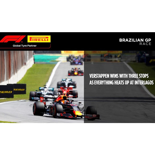 Verstappen remporte un Grand Prix du Brésil déchainé, devant Gasly