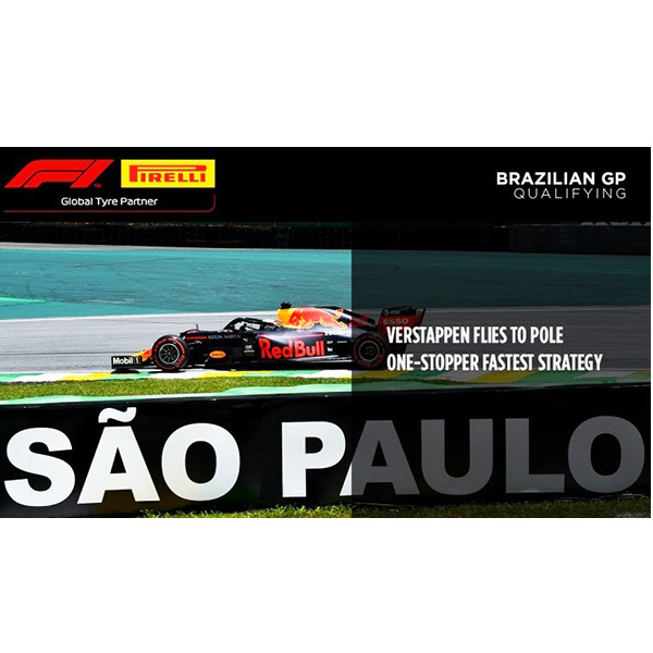 Verstappen en pole au GP du Brésil, devant Vettel