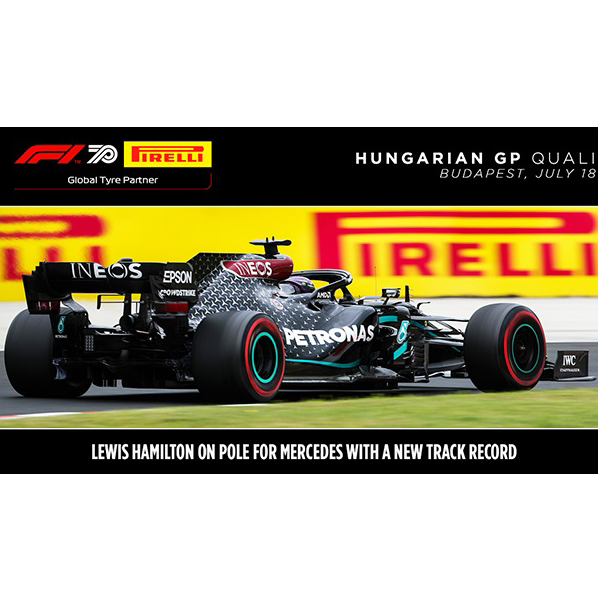GP de Hongrie, Hamilton obtient sa 90e pole