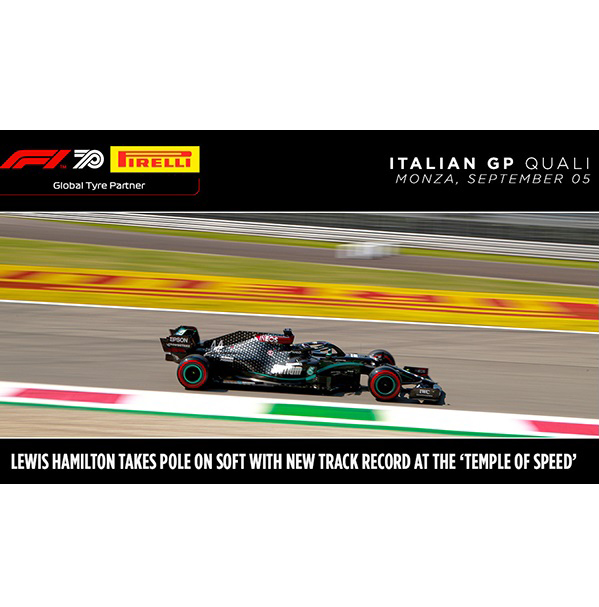 Les Mercedes dominent largement les qualifs du GP d’Italie, Hamilton en pole