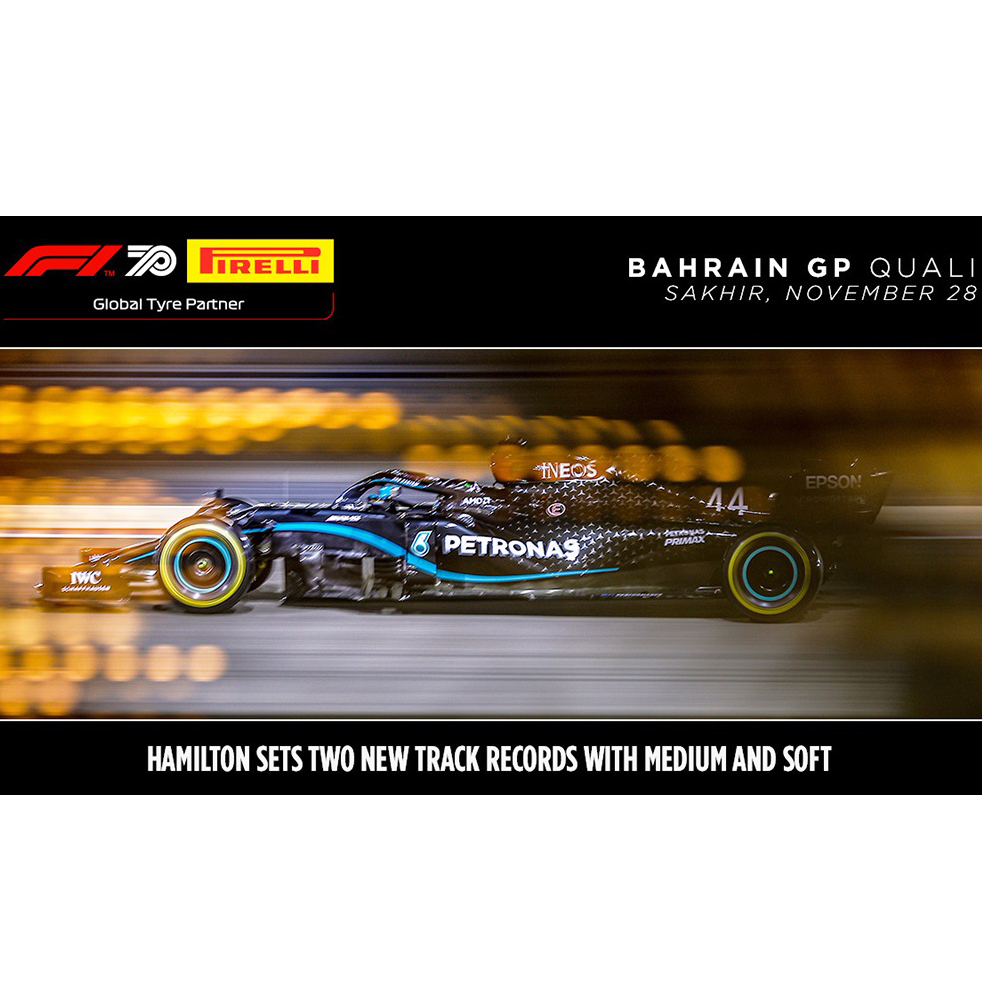 Bahreïn, doublé Mercedes aux qualifs, Hamilton en pole