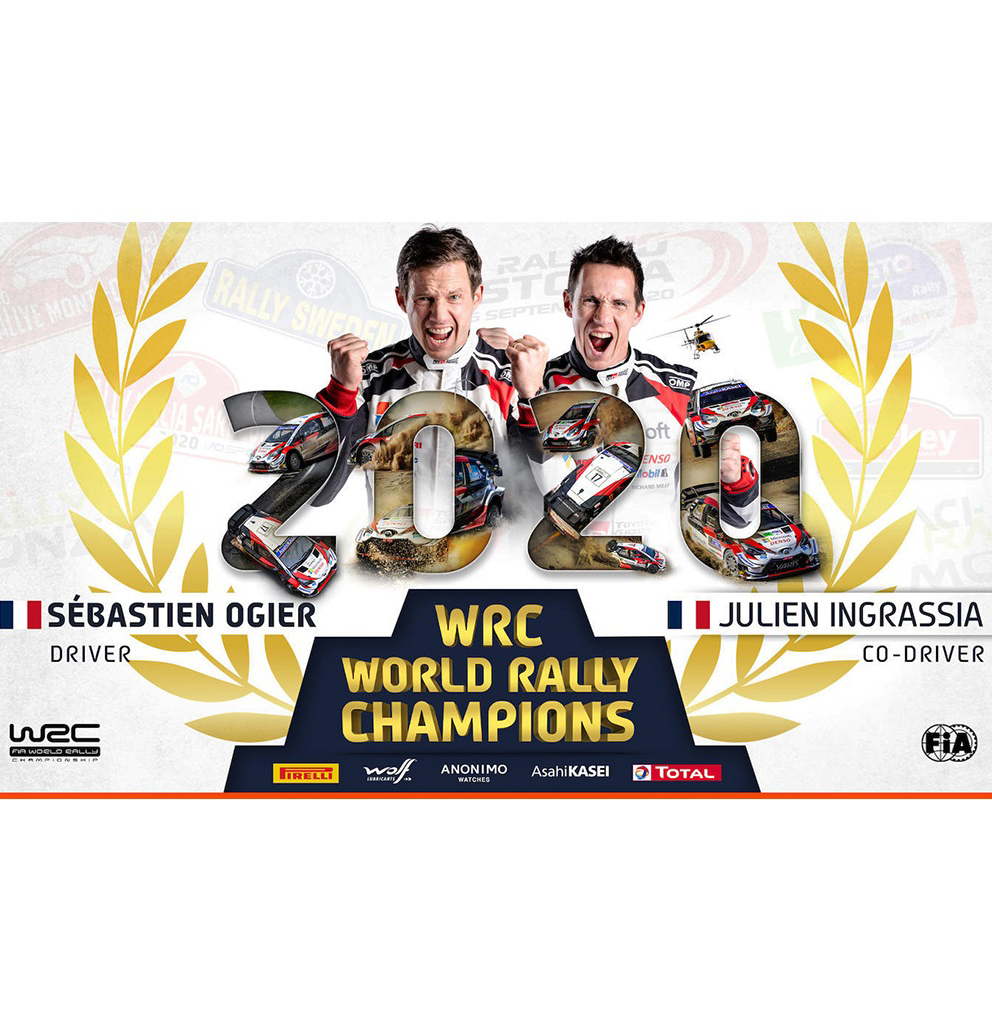 WRC, Les Champions du Monde, célébrés lors d’une cérémonie virtuelle