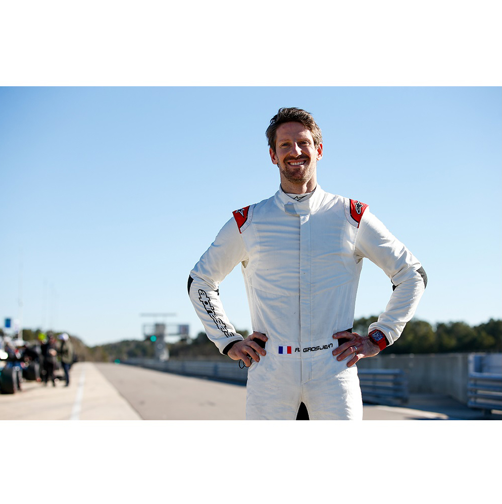 INDY, Premiers roulages de Romain Grosjean