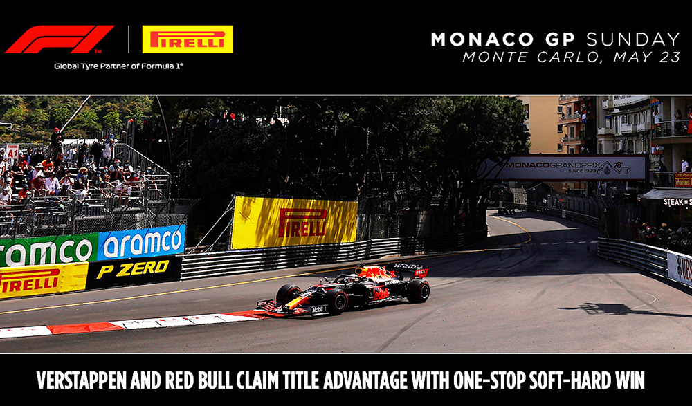 Max Verstappen domine le GP de Monaco