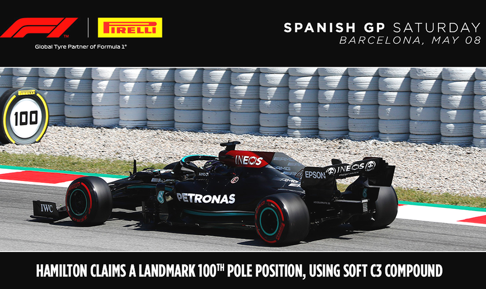 Hamilton émerge en pole pour 36 petits millièmes devant Verstappen au GP d’Espagne