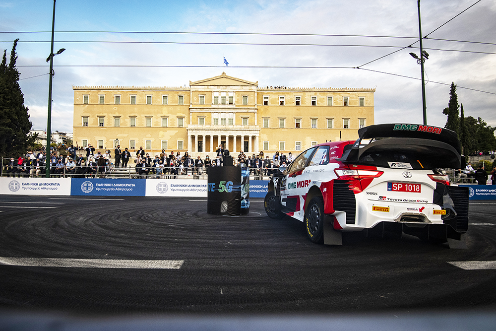WRC, Ogier brille sous le Parthénon à Athènes