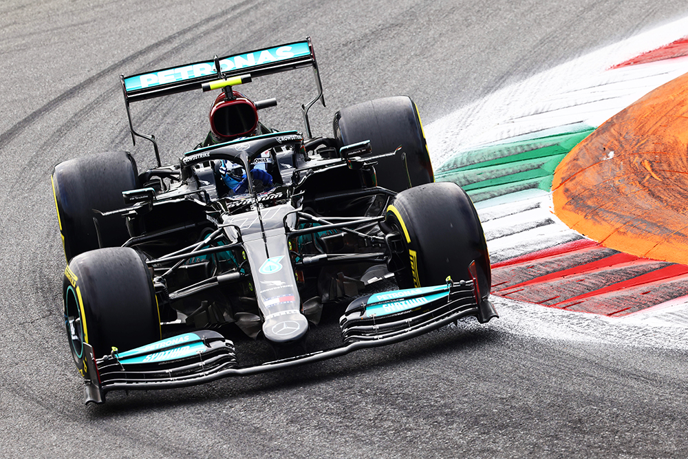 Les Mercedes intouchables à Monza, Bottas bat Hamilton pour la pole de la course sprint