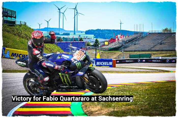 MotoGP : Doublé tricolore au Sachsenring ! Nouvelle victoire de Quartararo