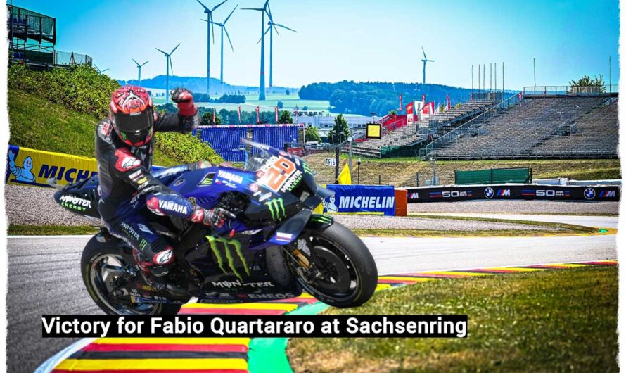 MotoGP : Doublé tricolore au Sachsenring ! Nouvelle victoire de Quartararo