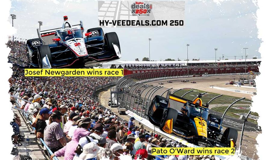 NTT IndyCar : Newgarden et O’Ward s’imposent dans le Hy-VeeDeals.com  (Video)