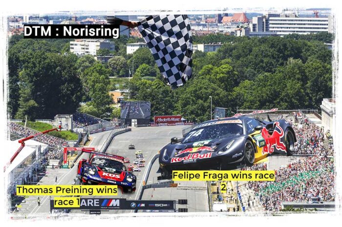 DTM : Preining et Fraga vainqueurs au Norisring (Video)