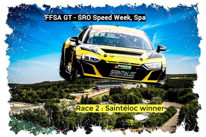 FFSA GT : Saintéloc s’impose en course 2, les championnats se décantent à Spa-Francorchamps