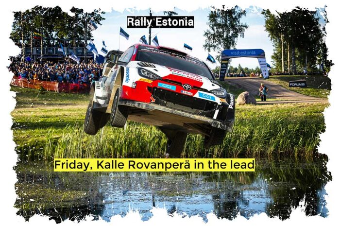 WRC : sous la pluie en Estonie, Rovanperä en tête vendredi (Video)