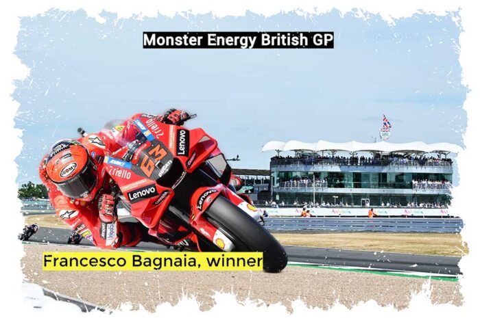 MotoGP : Bagnaia poursuit sa remontée avec une victoire épique au GP de Grande-Bretagne