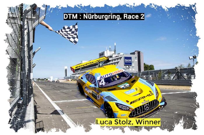 DTM : Luca Stolz s’impose pour la première fois en course 2 au Nürburgring