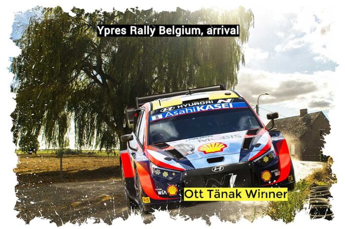 WRC : Tänak décroche sa troisième victoire de la saison en Belgique (video)