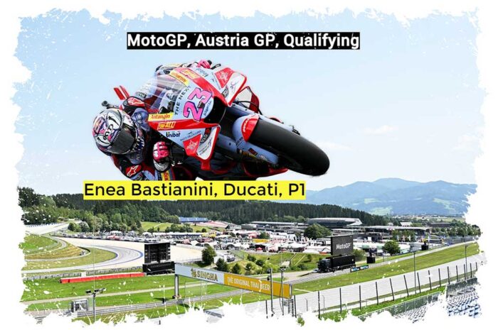 MotoGP : Bastianini prive Bagnaia d’une pole en Autriche d’un souffle