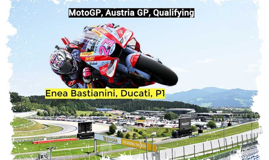 MotoGP : Bastianini prive Bagnaia d’une pole en Autriche d’un souffle