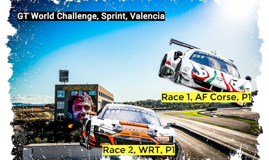 GT World Sprint : AF Corese et WRT s’imposent à Valencia, Vanthoor et Weerts champions (video)