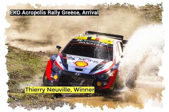 WRC : Thierry Neuville remporte son premier Rallye dans l’ère hybride en Grèce, triomphe total pour Hyundai (video)