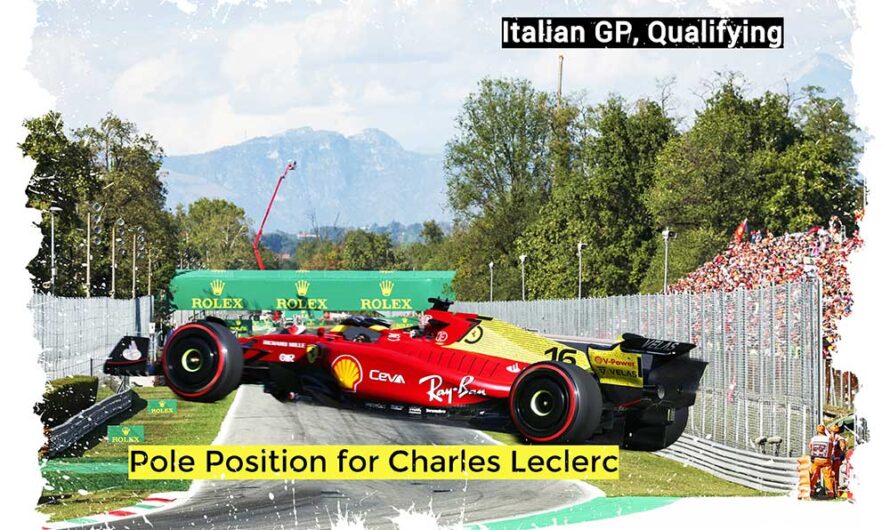 Charles Leclerc enflamme Monza en réalisant la pole position pour le Grand Prix d’Italie
