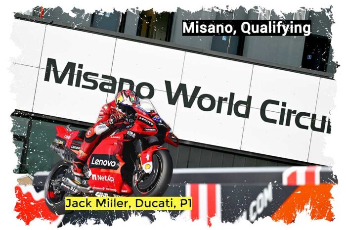 MotoGP : Miller renoue avec la pole à Misano