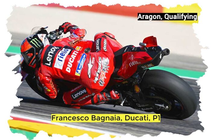 MotoGP : pole record pour Bagnaia en Aragon