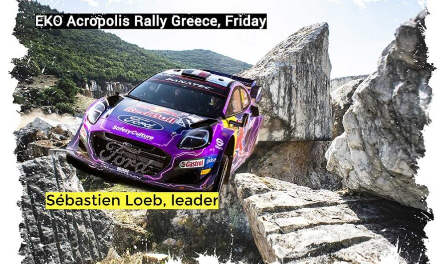 WRC : le maître Loeb, dépasse l’élève Loubet à l’Acropole, vendredi