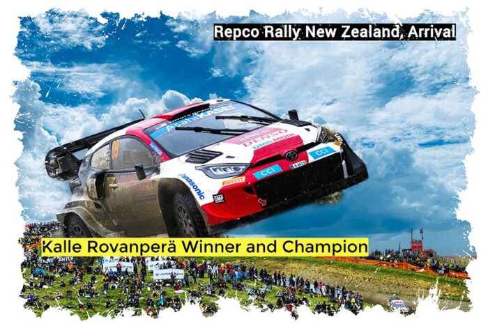 WRC : victoire et premier titre pour Rovanperä en Nouvelle Zélande (video)