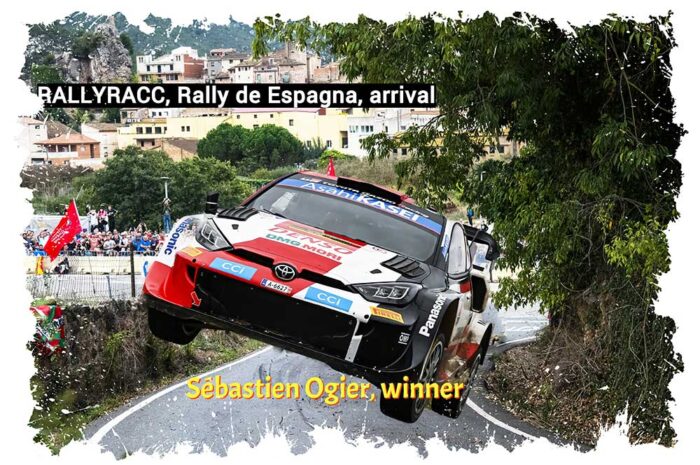 WRC : coup double en Espagne pour Sébastien Ogier et Toyota (video)