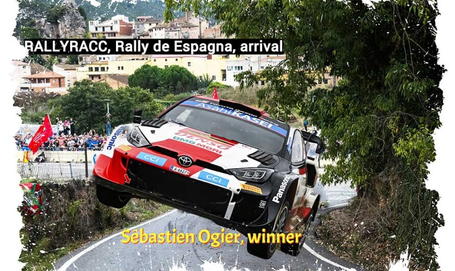 WRC : coup double en Espagne pour Sébastien Ogier et Toyota (video)
