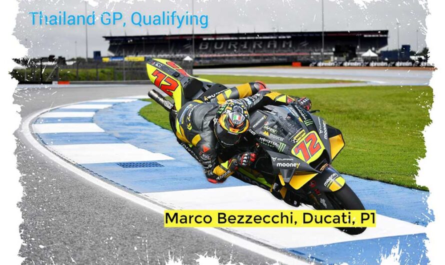 MotoGP : Première pole pour le rookie Marco Bezzecchi en Thaïlande