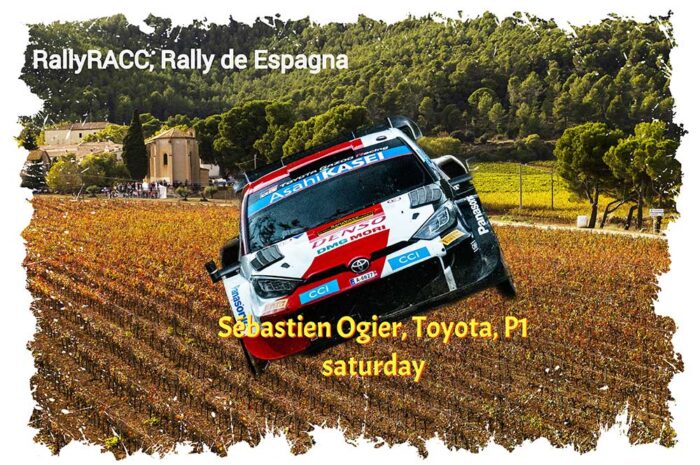 WRC : Sébastien Ogier distance ses rivaux avec maestria en Espagne, samedi (video)