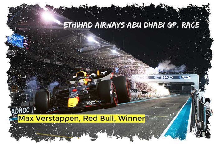Verstappen s’impose à Abu Dhabi et Leclerc prend la deuxième place du classement devant Perez