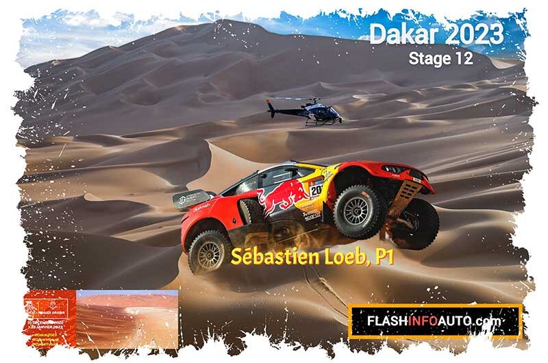 Dakar, Etape 12, Loeb, gagneur en série