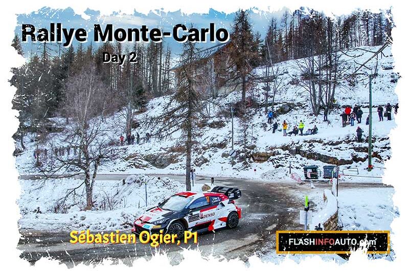 WRC : Sébastien Ogier maîtrise les débats vendredi au Monte-Carlo