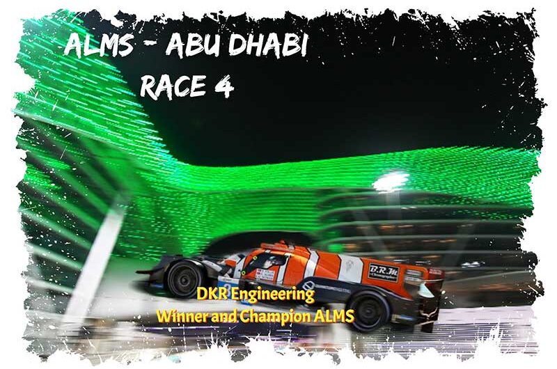 ALMS – DKR Engineering remporte les 4 heures d’Abu Dhabi et l’Asian Le Mans Series 2023 !
