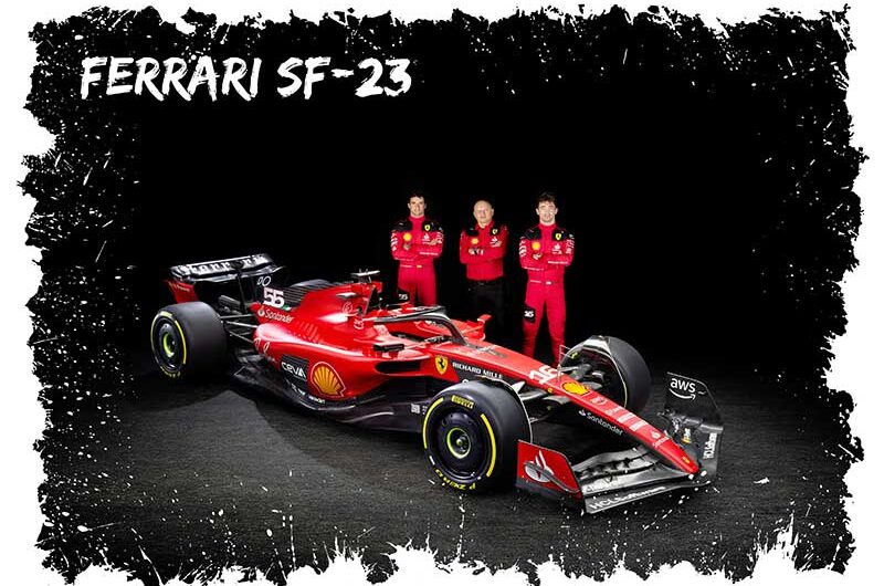 Ferrari, lancement et premiers tours de roue de la SF-23 à Fiorano