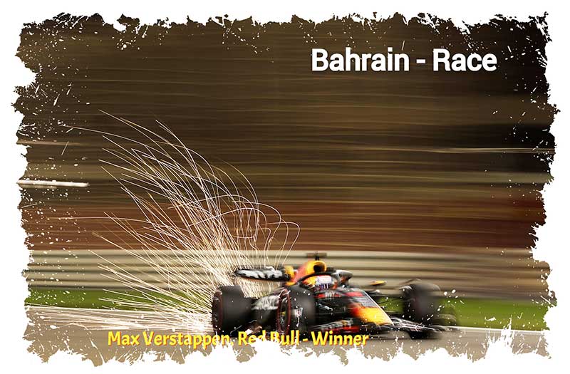 Doublé Red Bull à Bahreïn, Verstappen vainqueur, Alonso sur le podium