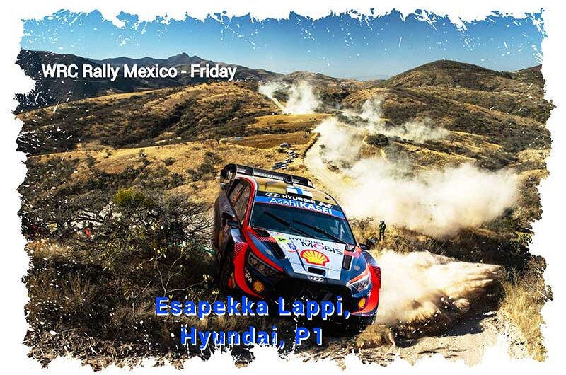 WRC, vendredi, Lappi tient tête à Ogier au Mexique