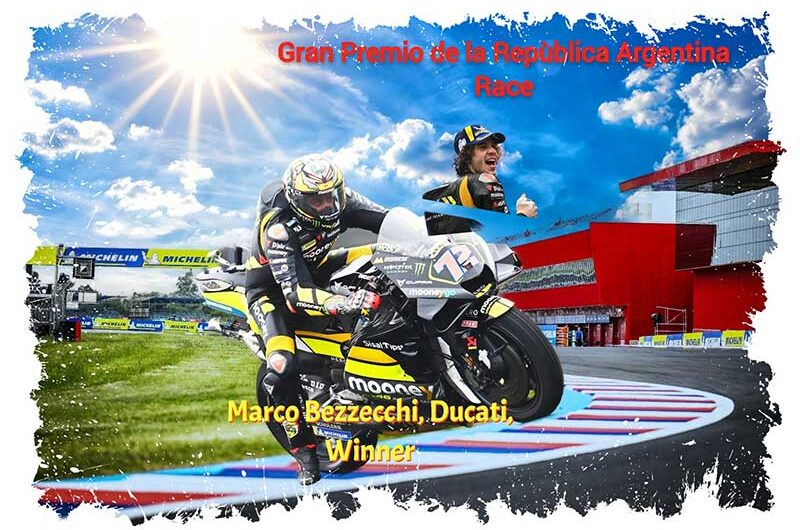 MotoGP, Bezzecchi débloque son compteur, Bagnaia au sol