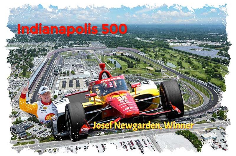 NTT IndyCar, Newgarden remporte sa première victoire aux 500 miles d’Indianapolis à l’issue d’une course folle