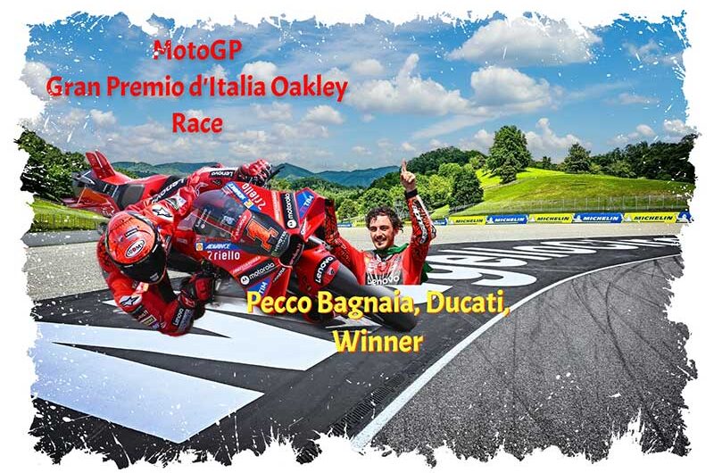 MotoGP, Bagnaia remporte la victoire à domicile, le Mugello en explosion