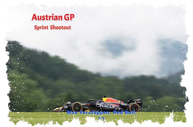 Verstappen s’empare de la première place devant Perez et Norris lors de la séance Sprint Shootout en Autriche.