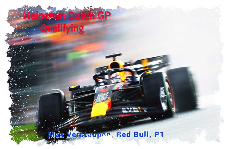 Verstappen en pole à Zandvoort au GP des Pays-Bas, prolonge sa série de pôles