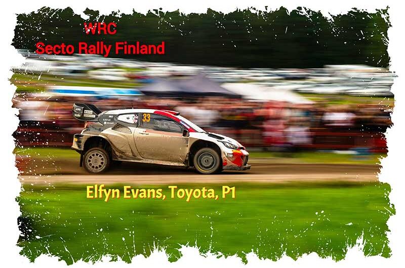WRC, Elfyn Evans s’échappe en tête samedi en Finlande
